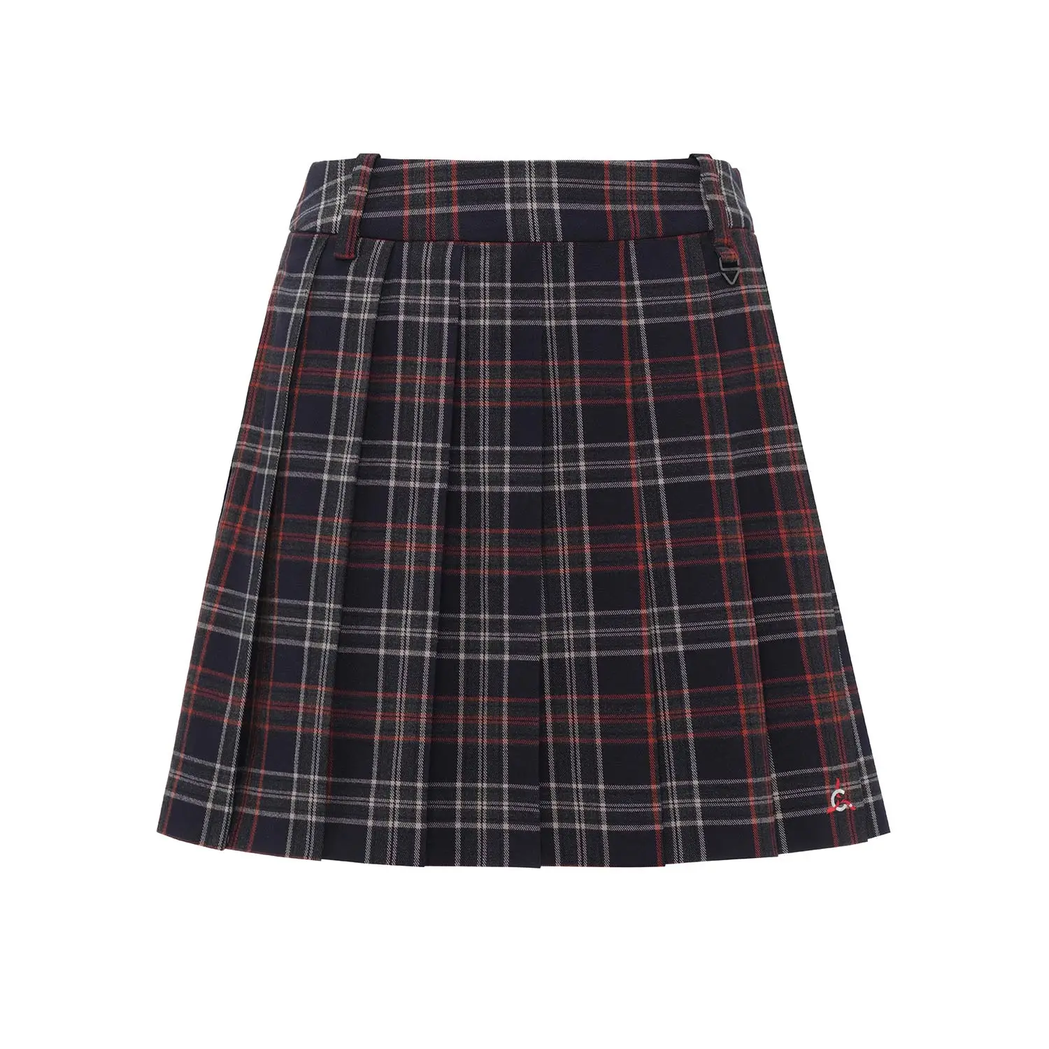 李宁正品2025新款女子时尚经典百搭golf风格细褶A摆短裙ASKV388