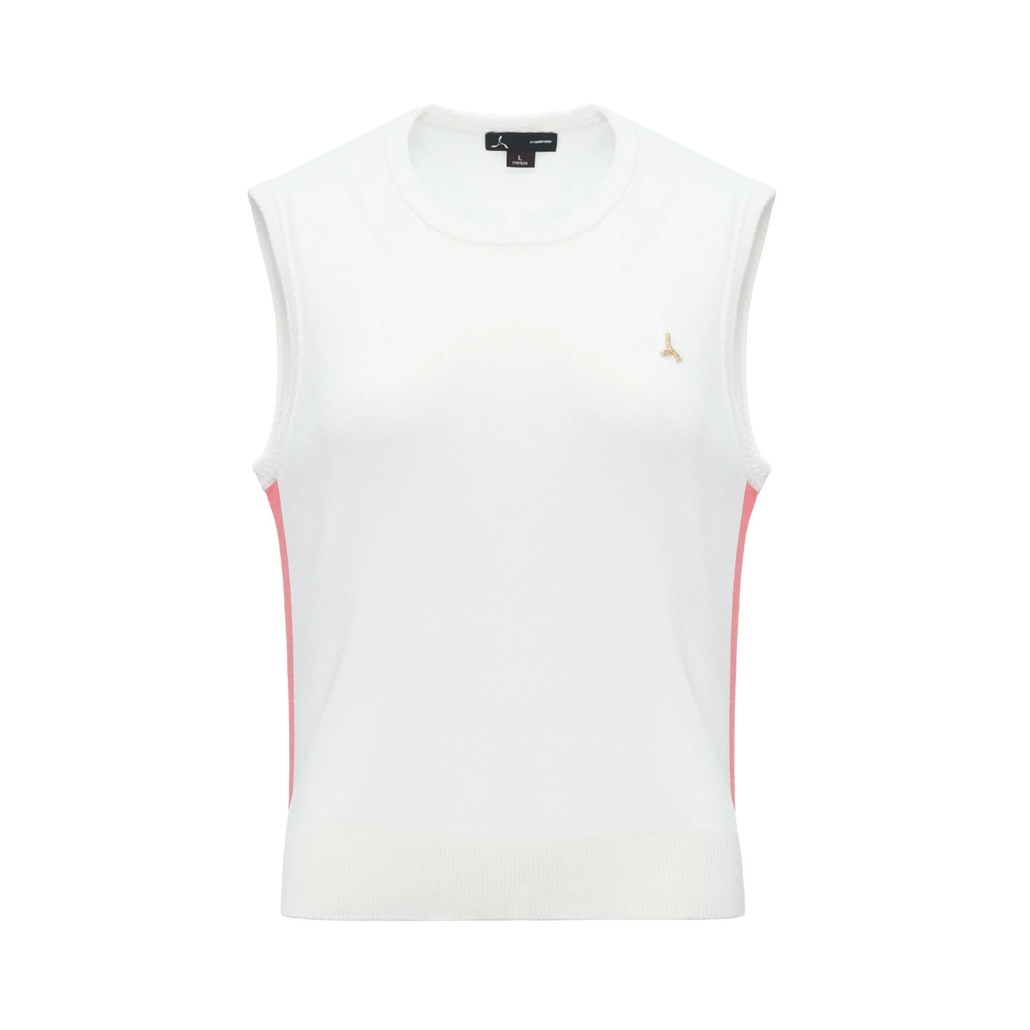 李宁2025夏季新款女子简约圆领透气休闲拼色运动无袖背心AVSV080