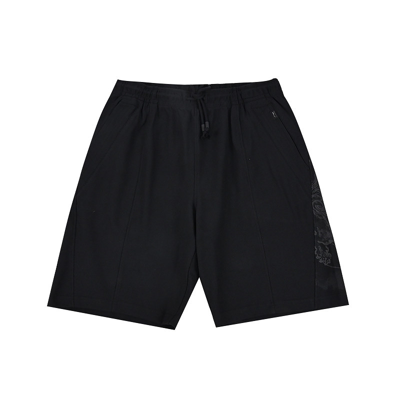 李宁×成龙功夫联名男款2025新款运动宽松休闲短裤子百搭AKSV477