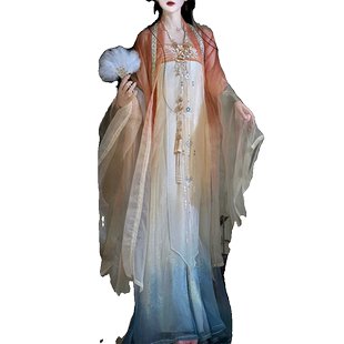 花小衣原创汉服【清欢渡】唐制大袖衫汉服齐胸襦裙日常清新春夏款