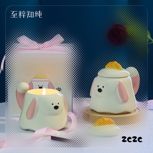 萌趣高级感香薰蜡烛礼盒送女生朋友生日礼物小众高级可爱伴手礼品