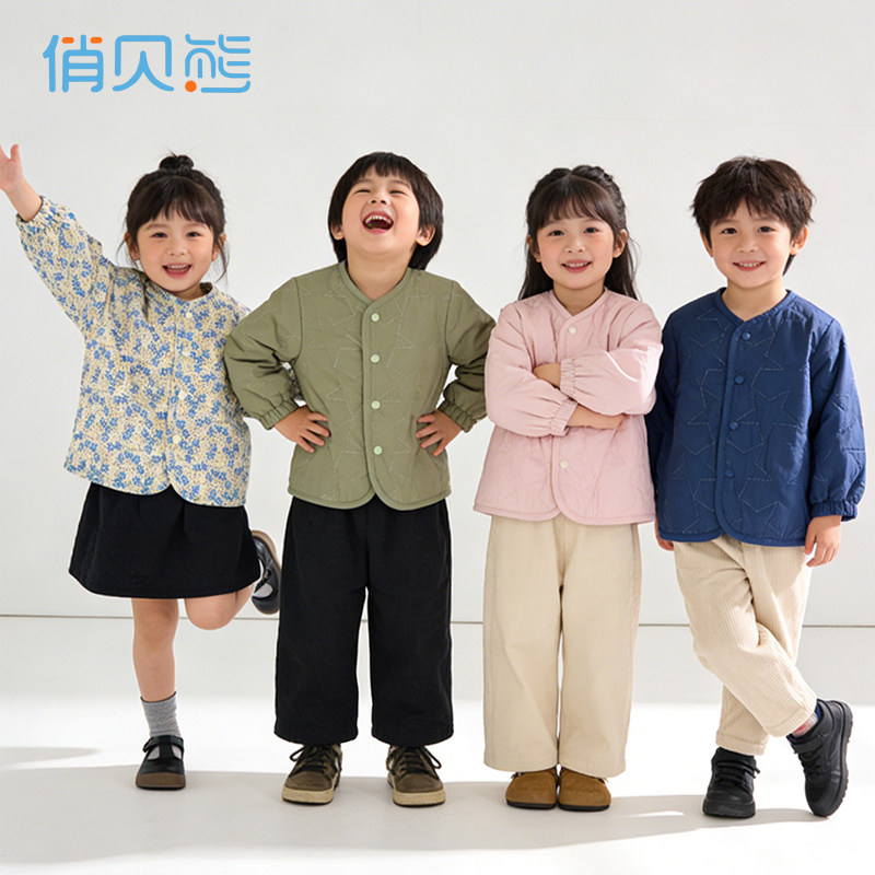 宝宝薄棉外套三层夹棉秋冬男女儿童棉服内搭神奇婴儿保暖上衣内胆,童装/婴儿装/亲子装,保暖上装,淘宝优惠券,粉丝福利购,淘宝优惠卷