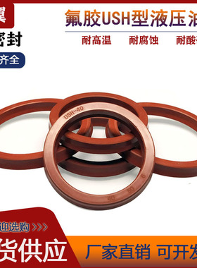 氟胶液压油封USH40/45/50/53/55*50/56/55/60/63/65*6/7