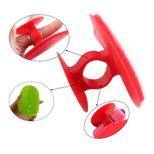Silicone breast massage clitoris stimulation soft brush husb