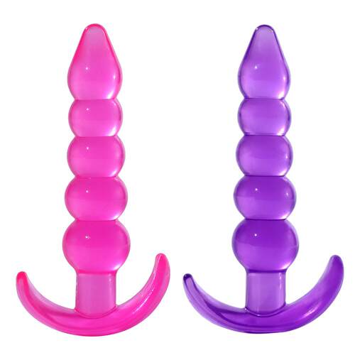 Go out to wear five beads anal plug pull beads back court pl