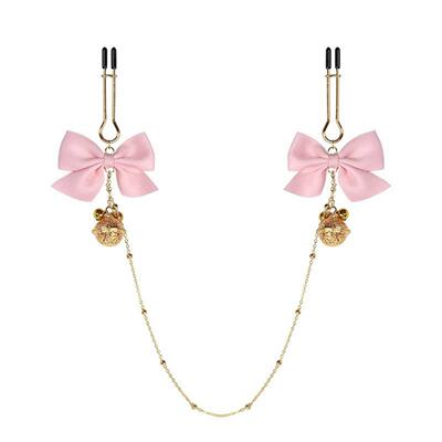 U-shaped breast clip bow bell fun sm training women flirting
