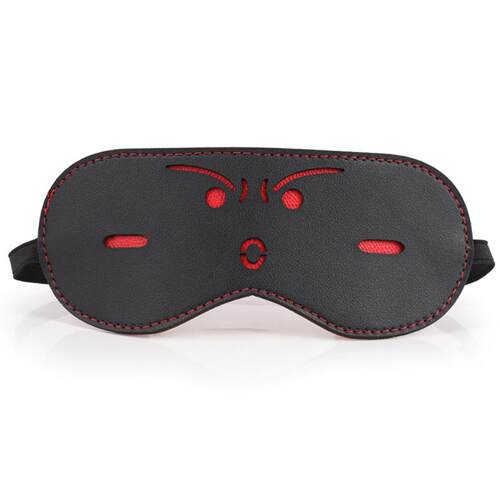 SM Eyeships Leather Blindfold Binding Props Couple Passion T