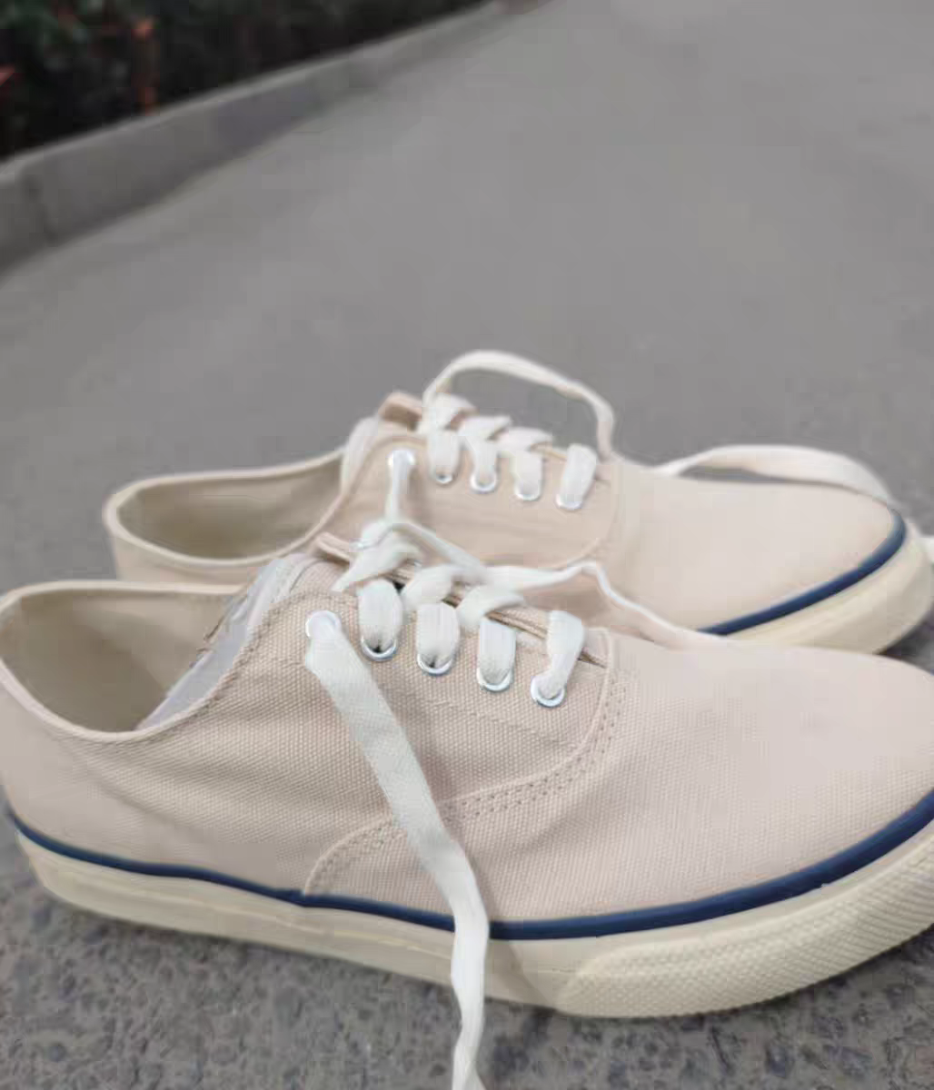 外贸库存鞋 无盒袋装 原单 女帆布鞋 帆布小瑕疵米色帆布鞋37.5,女鞋,帆布鞋,淘宝优惠券,粉丝福利购,淘宝优惠卷