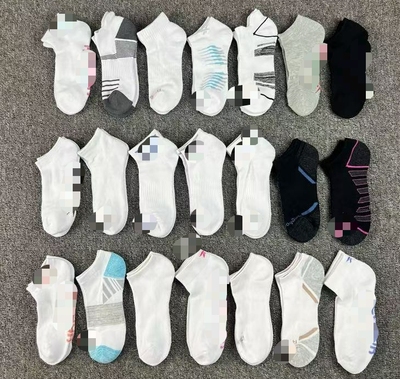 外贸原单 毛巾底袜子 矮帮船袜 实拍散包 10双29包邮个别小瑕疵