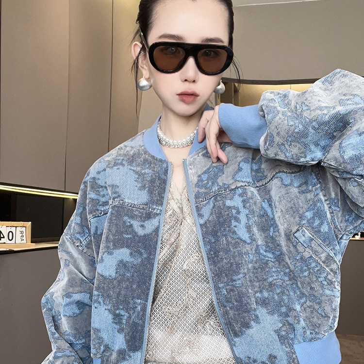 外套女2026春季新款女装撞色拼接棒球服立领夹克时尚百搭长袖上衣