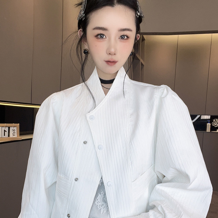 外套女2026春季新款欧洲站小个子韩版立领夹克百搭休闲长袖上衣