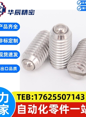 球头柱塞 定位珠ZAF03/04-M3/M4/M5/M6/M8/M10/M12/M16