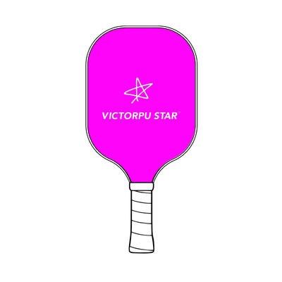 VICTORPU STAR威克特蒲星辰粉玻璃纤维匹克球拍