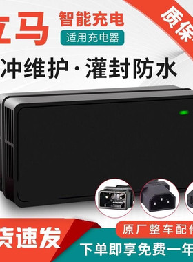适用立马灌封板防水电动车电瓶充电器48V12AH60V20AH72V32AH原装