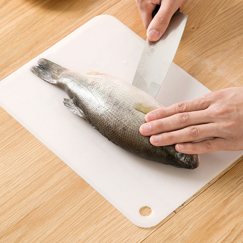 日本进口PP抗菌迷你砧板双面切菜板婴儿辅食切水果塑料小案板