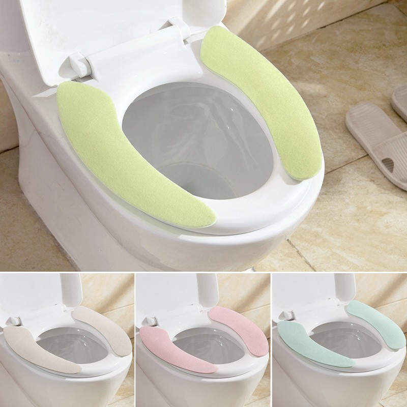 日本薄款粘贴可水洗马桶贴坐便套