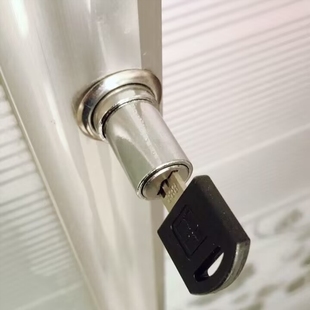 家具移门锁105-23/32趟门锁顶锁禁锁橱柜柜门衣柜按锁推拉门锁扣