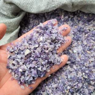 中药材紫石英 萤石、氟石  紫萤石 矿石 500g克包邮