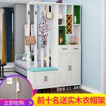柜一體靠墻輕奢屏風餐邊柜雙面進門風水客廳擋煞隔斷 玄關柜酒柜鞋