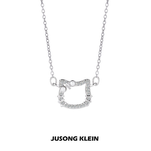 JUSONGKLEIN可爱卡通猫咪项链