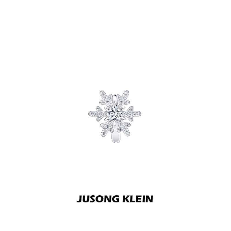 JusongKlein铜合金合成锆石耳夹