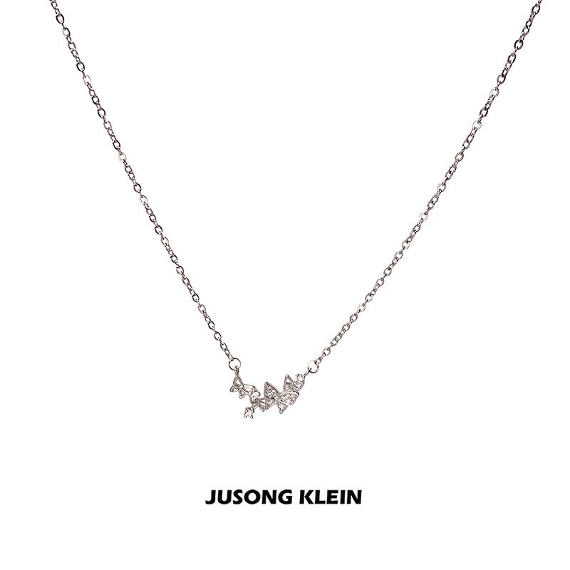 JUSONGKLEIN钛钢轻奢方糖项链