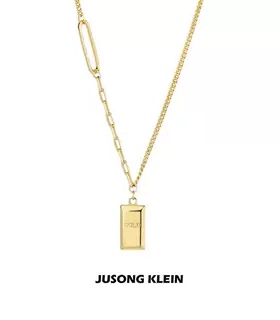 JUSONGKLEIN钛钢女锁骨链