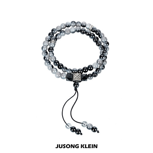 Jusongklein钛钢玻璃手链国风