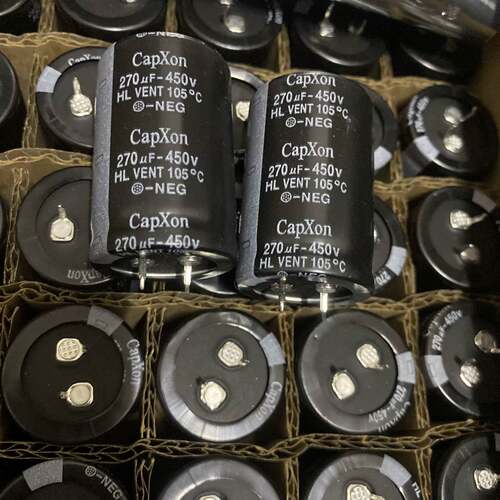 可议价450V270UF CapXon凯普松牛角脚电解电容