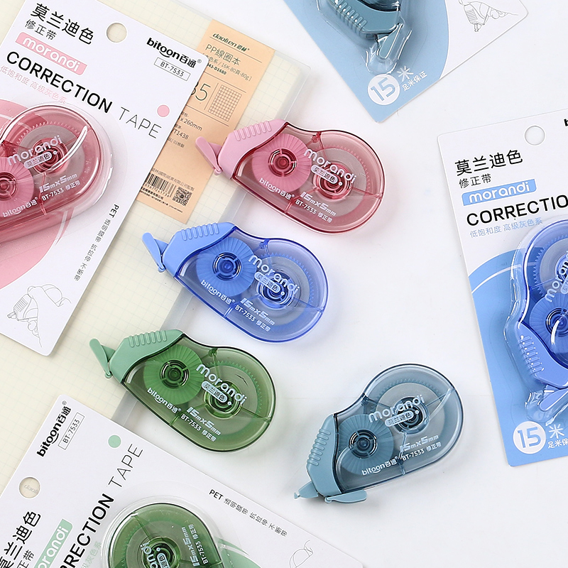 百通修正带透明膜带大容量