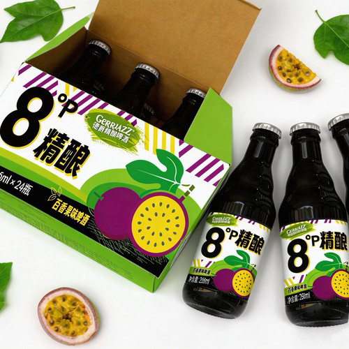 德爵百香果微醺小瓶装啤酒