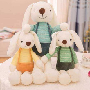 可爱韩国垂耳兔公仔睡眠玩偶小兔子毛绒玩具布娃娃儿童生日礼物女