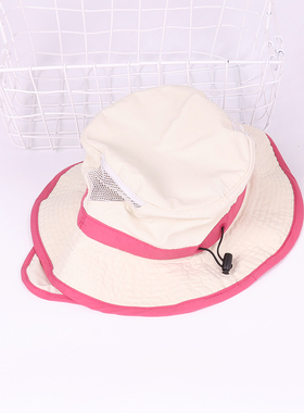 日本stample儿童防晒帽春夏季男童女童户外出游遮阳帽防水