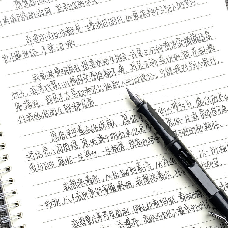 昭亭轩小婷的朝朝暮暮手写字帖女生字体练字楷书行楷行书硬笔书法