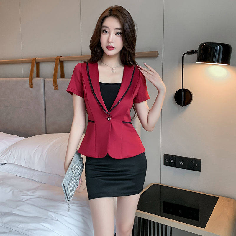 足疗女技师衣服足浴店技师工作服桑拿性感按摩沐足工衣气质套装