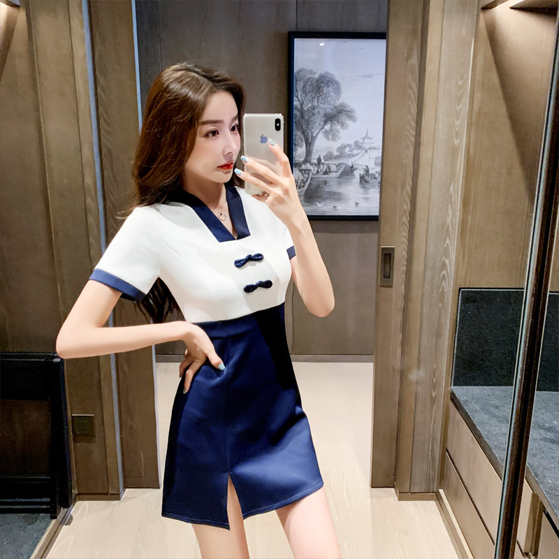 美容院美容师工作服足浴技师服