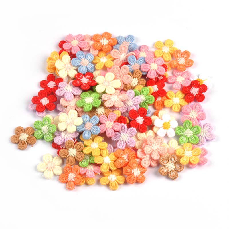 17mm五瓣花边布贴DIY手工艺制作材料包包发饰发夹装饰配件30个,居家布艺,布贴,淘宝优惠券,粉丝福利购,淘宝优惠卷