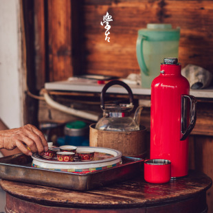 复古焖茶壶热水壶暖壶热水瓶家用保温 一原传家壶 中式 1.6L