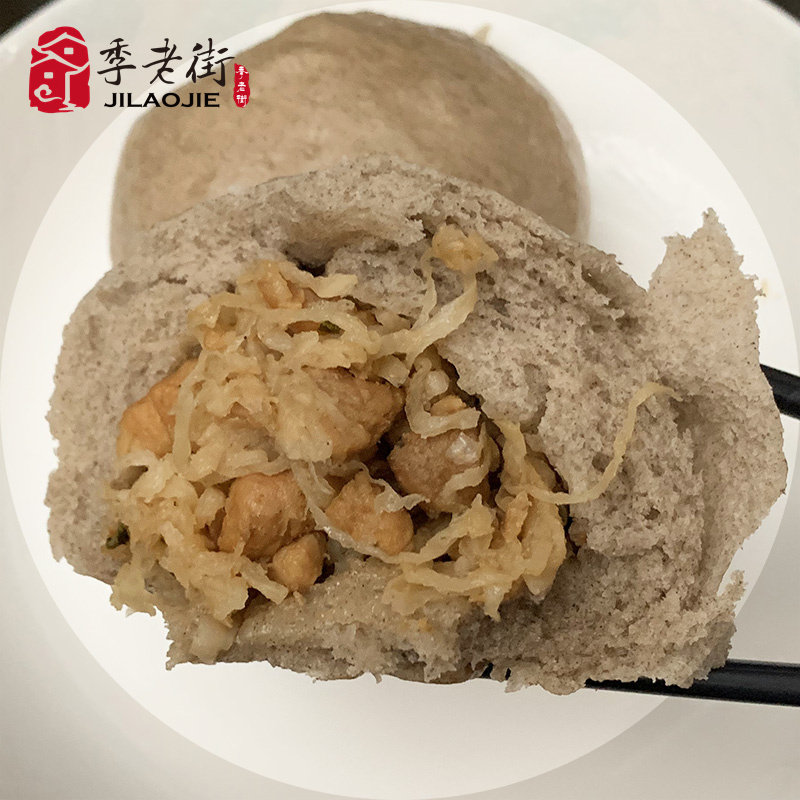 季老街荞麦萝卜丝馒头早餐半成品特色早餐特产粗粮杂粮酒酵包子