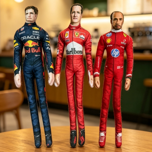 F1 安东内利勒克莱尔诺里斯维斯塔潘拉塞尔汉密尔顿抽象玩偶