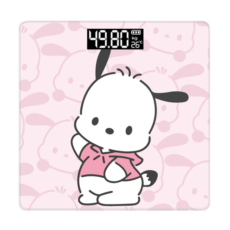 智能卡通体重秤称体脂秤精准脂肪家用蓝牙秤人体秤称重小型电子秤