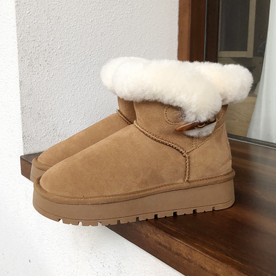 2024新款加厚厚底雪地靴冬季