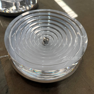 亚克力壁灯法式客厅沙发背景墙轻奢水波纹圆形过道氛围灯民宿卧室