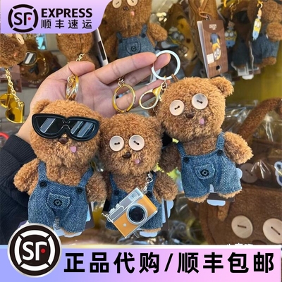 小黄人tim熊相机款毛绒挂件
