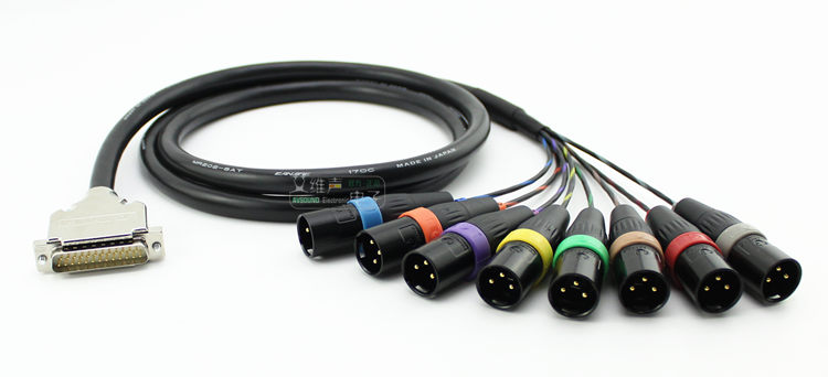 diy定制8通道辫子线散 尾音频线缆db25转8卡公母平衡线mr202-8at|ruв категории видео электрических приборов, видео бытовой арматура, катанки - от Buy2taobao.com для оказания профессиональной услуги покупки агента Taobao