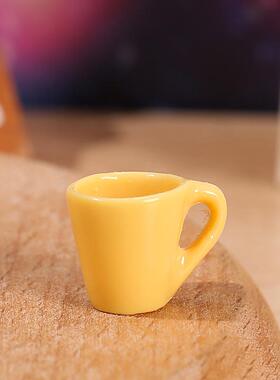 微缩迷你模型仿真六色杯子树脂盘子微景观小装饰品摆件diy玩具