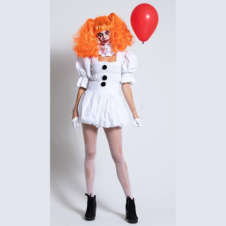 病态小丑女 马戏团游乐园小丑服饰 亚马逊 速卖通 小丑情侣装
