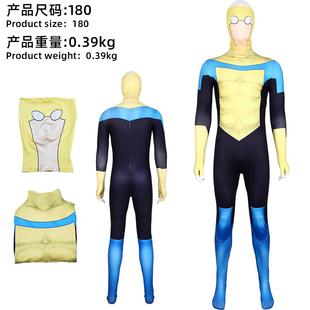 美国漫画无敌少侠cos服马克连体衣舞台表演服全能侠cosplay服装