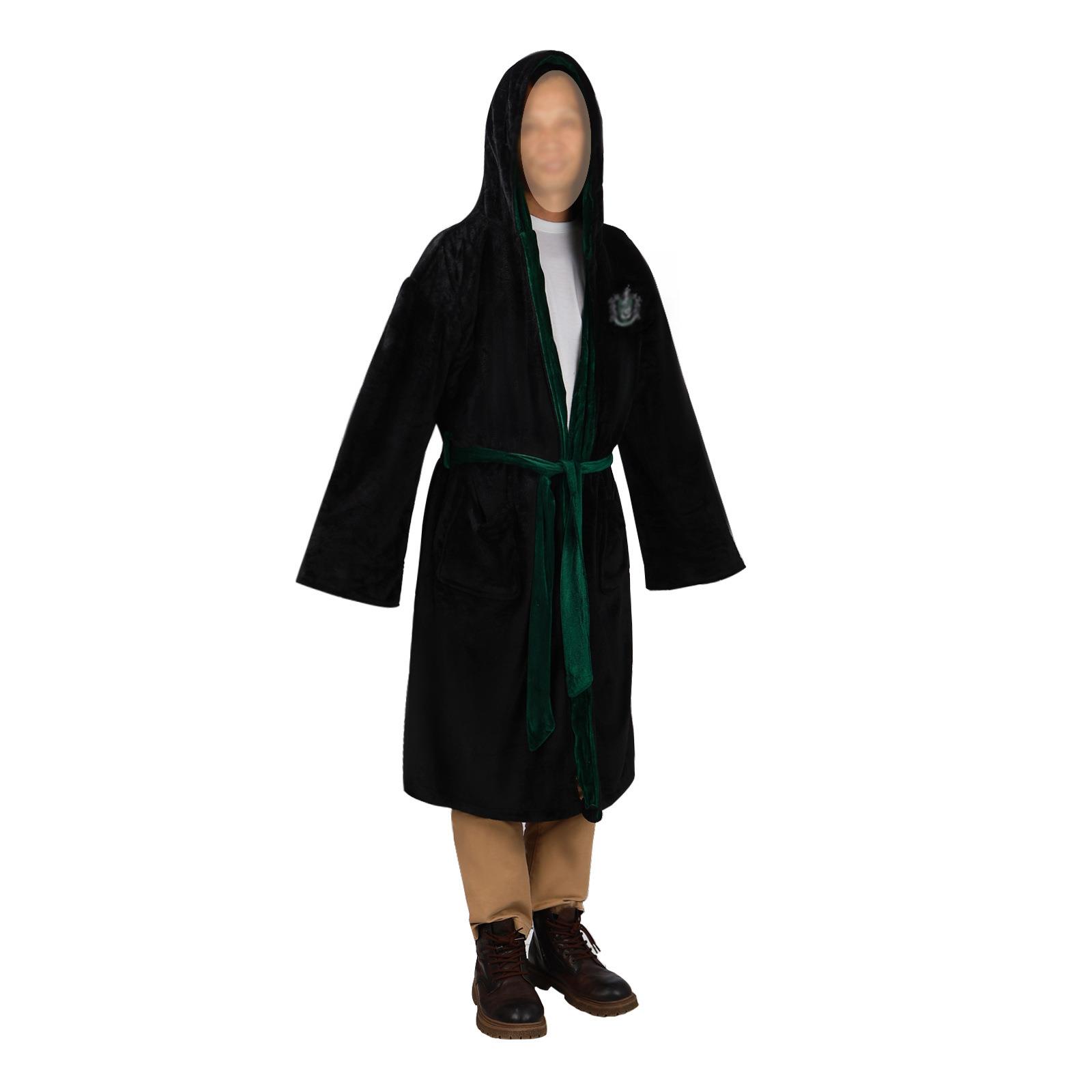 霍格沃兹绿色浴袍 睡衣睡袍浴袍cosplay服装