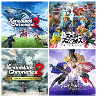 switch ns 异度之刃2+dlc+任天堂明星大乱斗 数字版 下载版